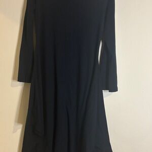 Elegant Black Long Sleeve Dress